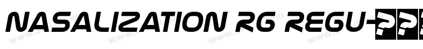 Nasalization Rg Regu字体转换